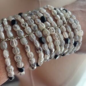 12 Strand Bajalia Beaded Statement Bracelet
